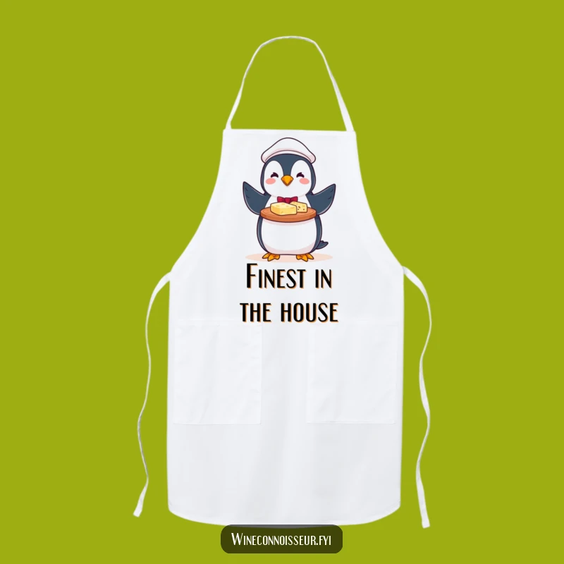 Funny Penguin Cheese Apron: Host with Flair! A Perfect Funny Gift!