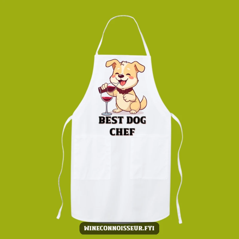 Funny Dog Wine Decanter Apron: Cheerful Chef Gift