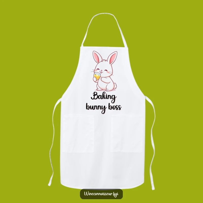 Funny Kawaii Rabbit Party Apron: Cook and Celebrate with Smiles