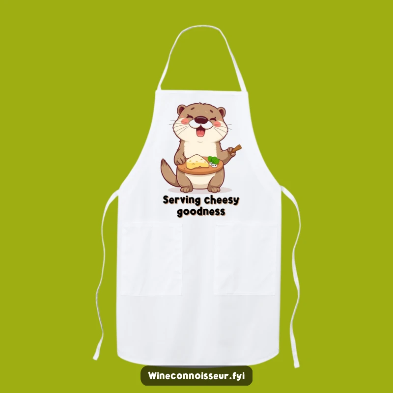 Funny Otter Chef's Apron - Hilarious Gift for Kitchen Masters