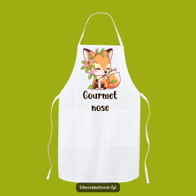 Funny Fox Vine Delight Apron - Woodland Whimsy for the Home Chef
