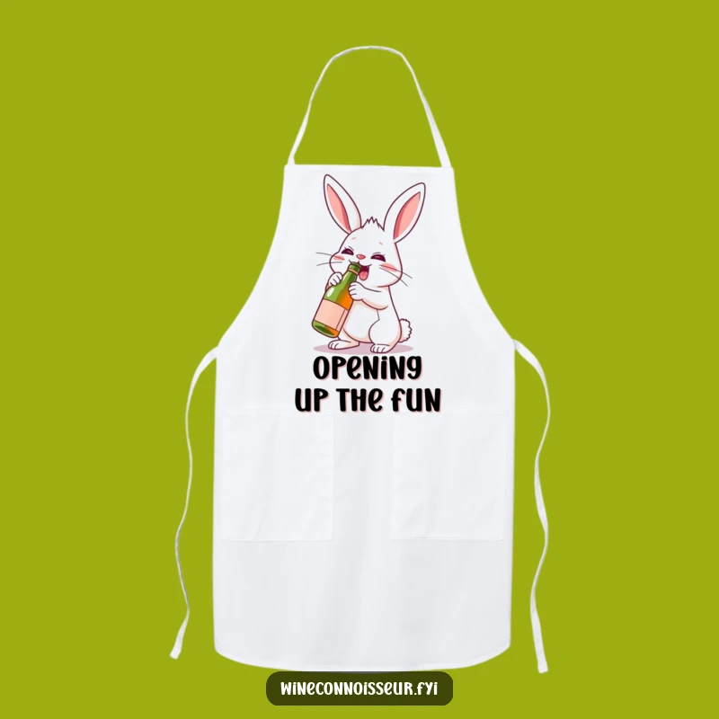 Funny Party Rabbit Apron - Kitchen Fun for Hosts, Perfect Humorous Gift