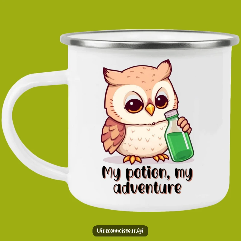 Funny Owl Expert Camping Mug: Adventure Fuel for the Curious Mind