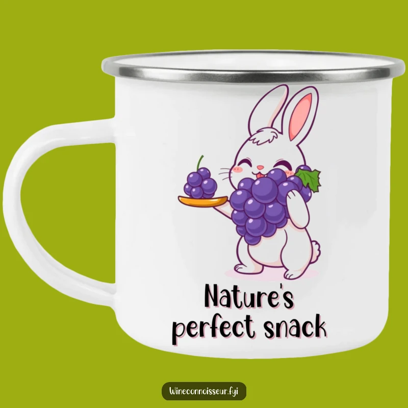Funny Rabbit Camp Mug: Perfect Grape Service Adventure, Perfect Funny Gift