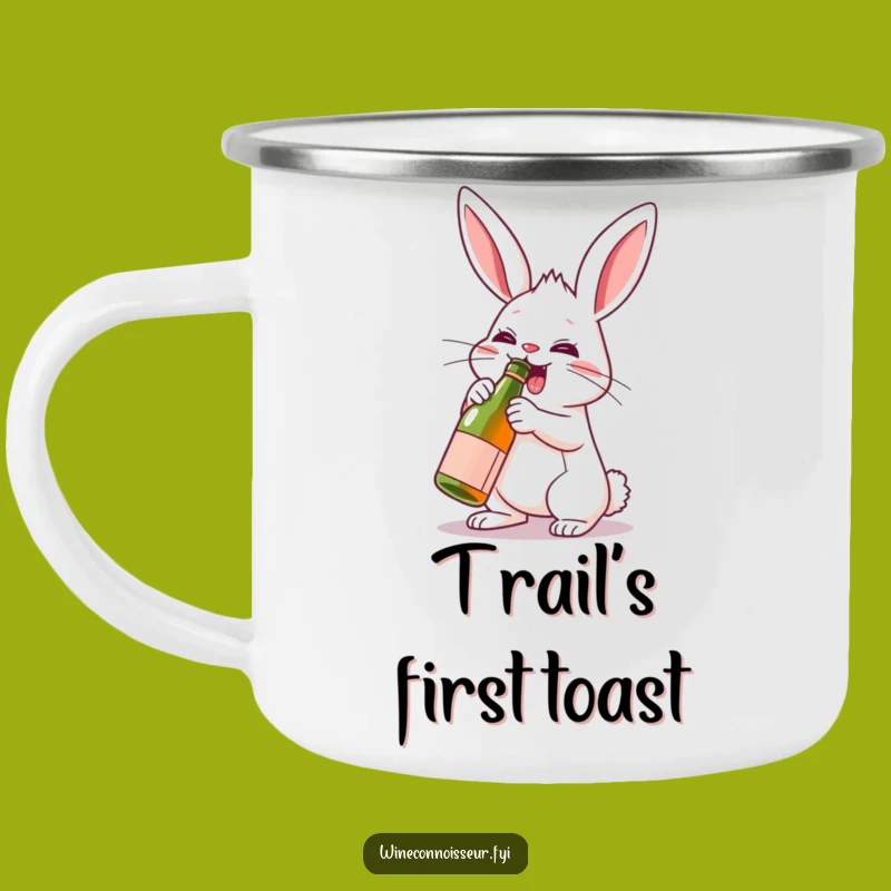 Funny Rabbit Campfire Mug - Outdoor Party Essential, Hilarious Gift for Adventurers