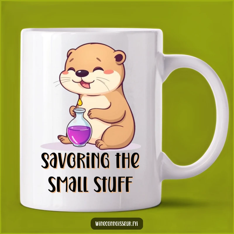 Funny Otter Decanter Mug: A Peaceful Sip Awaits! Perfect Funny Gift!
