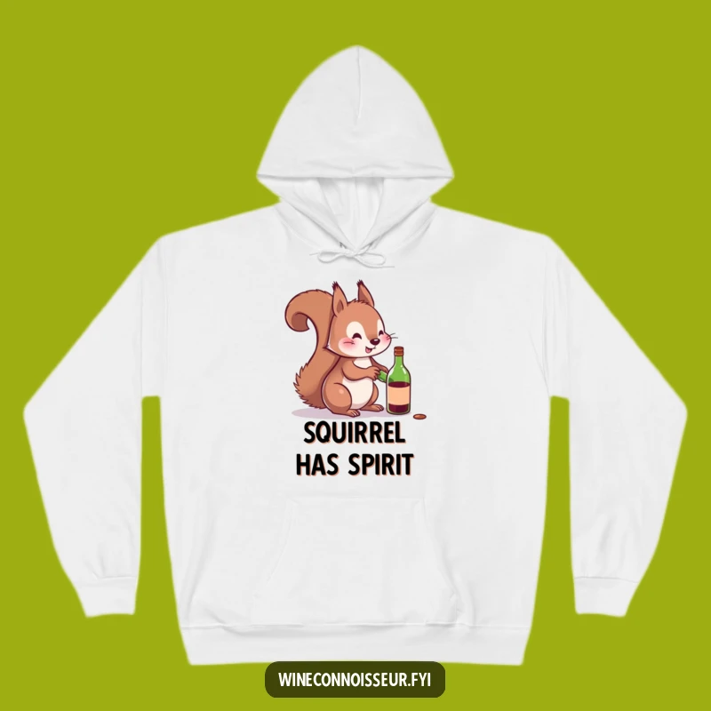 Funny Squirrel Wine Hoodie: Cozy Up With A Laugh!