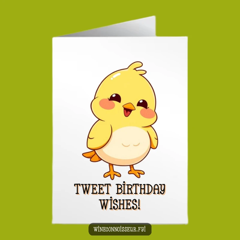 Free Printable Birthday Card: Happy Bird Nodding, Funny Downloadable Gift!