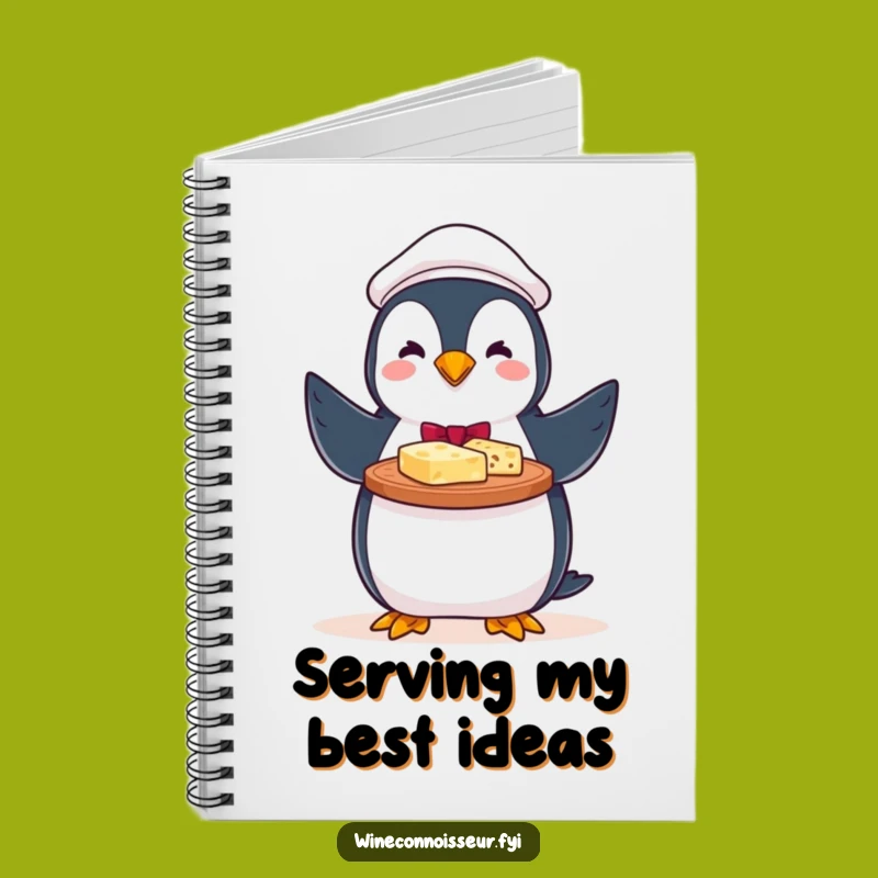 Funny Penguin Cheese Notebook: Plan Your Party! A Fun Funny Gift!