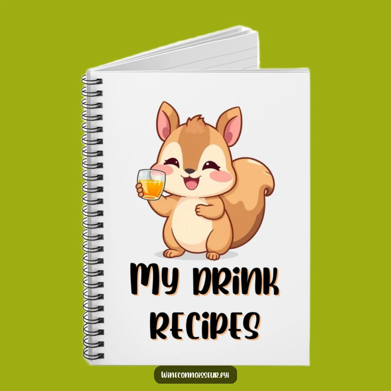 Funny Squirrel Cheers Notebook - Jot Down Joyful Ideas with Zest