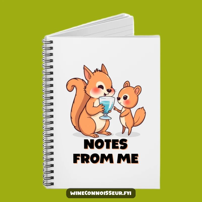 Funny Wise Squirrel Sharing Notebook: Jot Down Kind Thoughts, Perfect Funny Gift