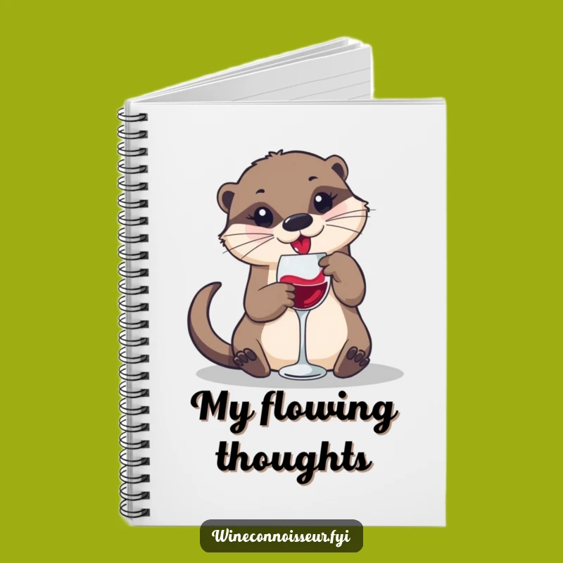Funny Otter's Wine Journal: Jot Down Your Thoughts with Playful Flair
