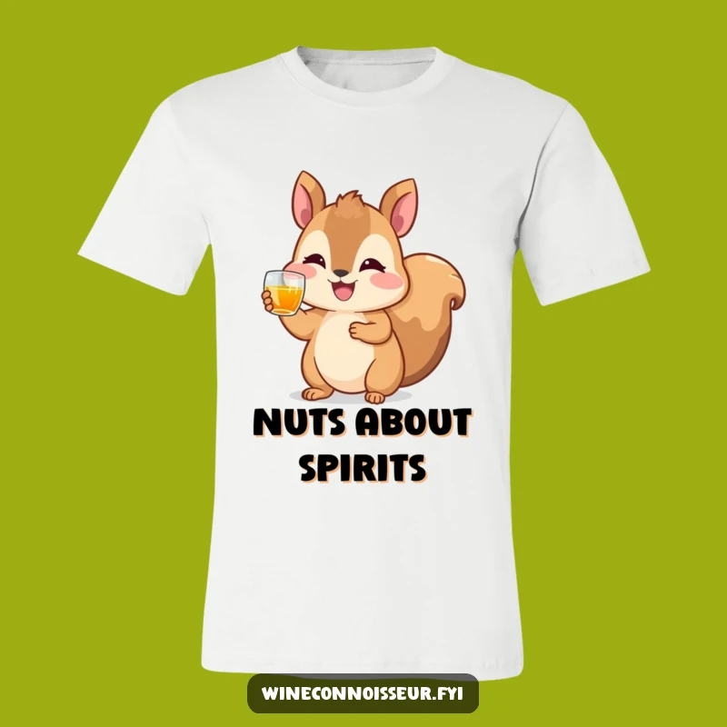 Funny Squirrel Cheers T-Shirt - Comical Tee for Happy Hour & Gift Lovers