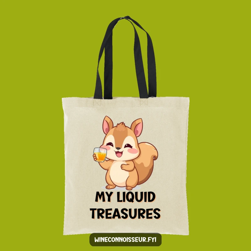 Funny Squirrel Cheers Tote Bag - Carry Your Cheer with Style